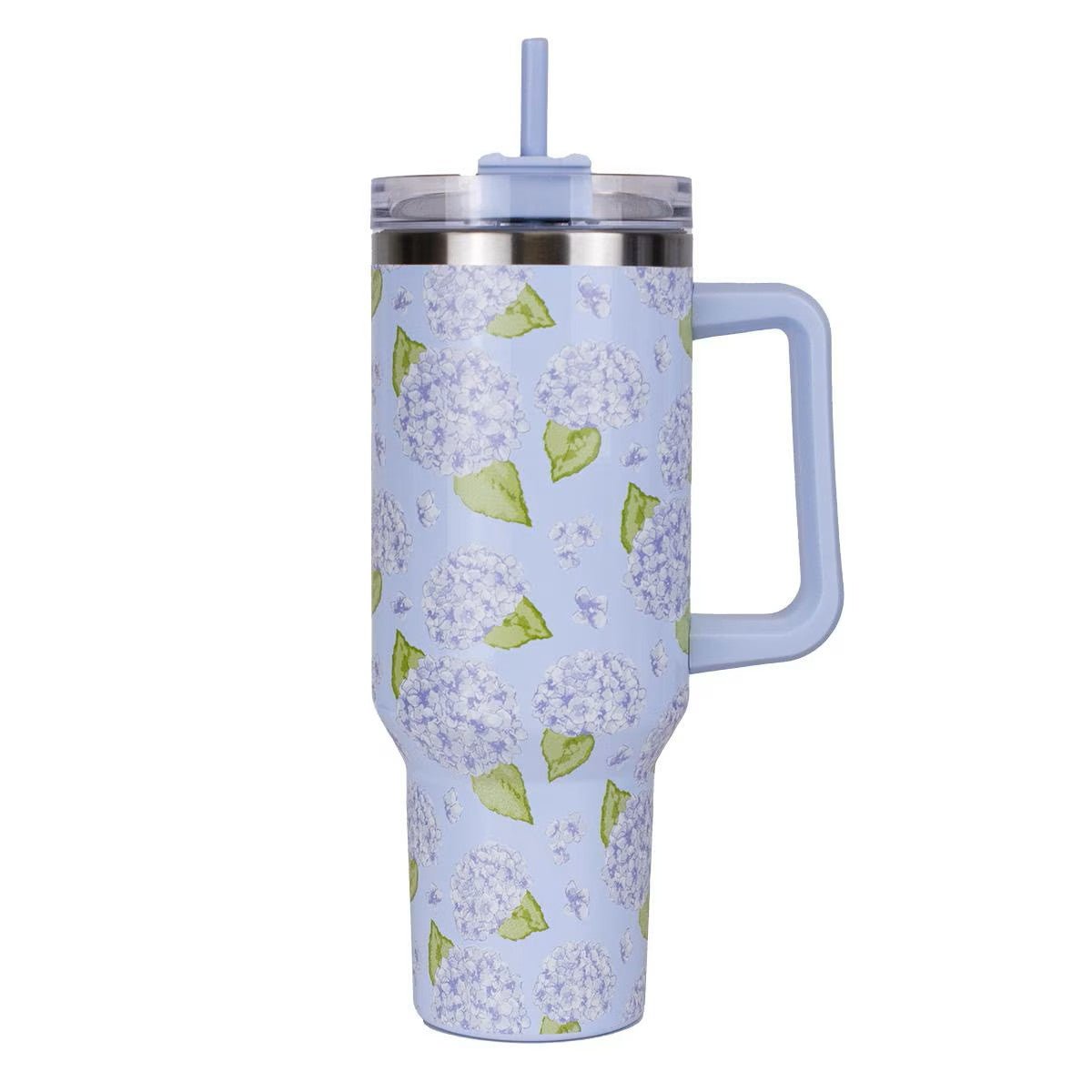 Hydrangea Tumbler 40oz Tumbler - Ballyhoo Boutique and Gift