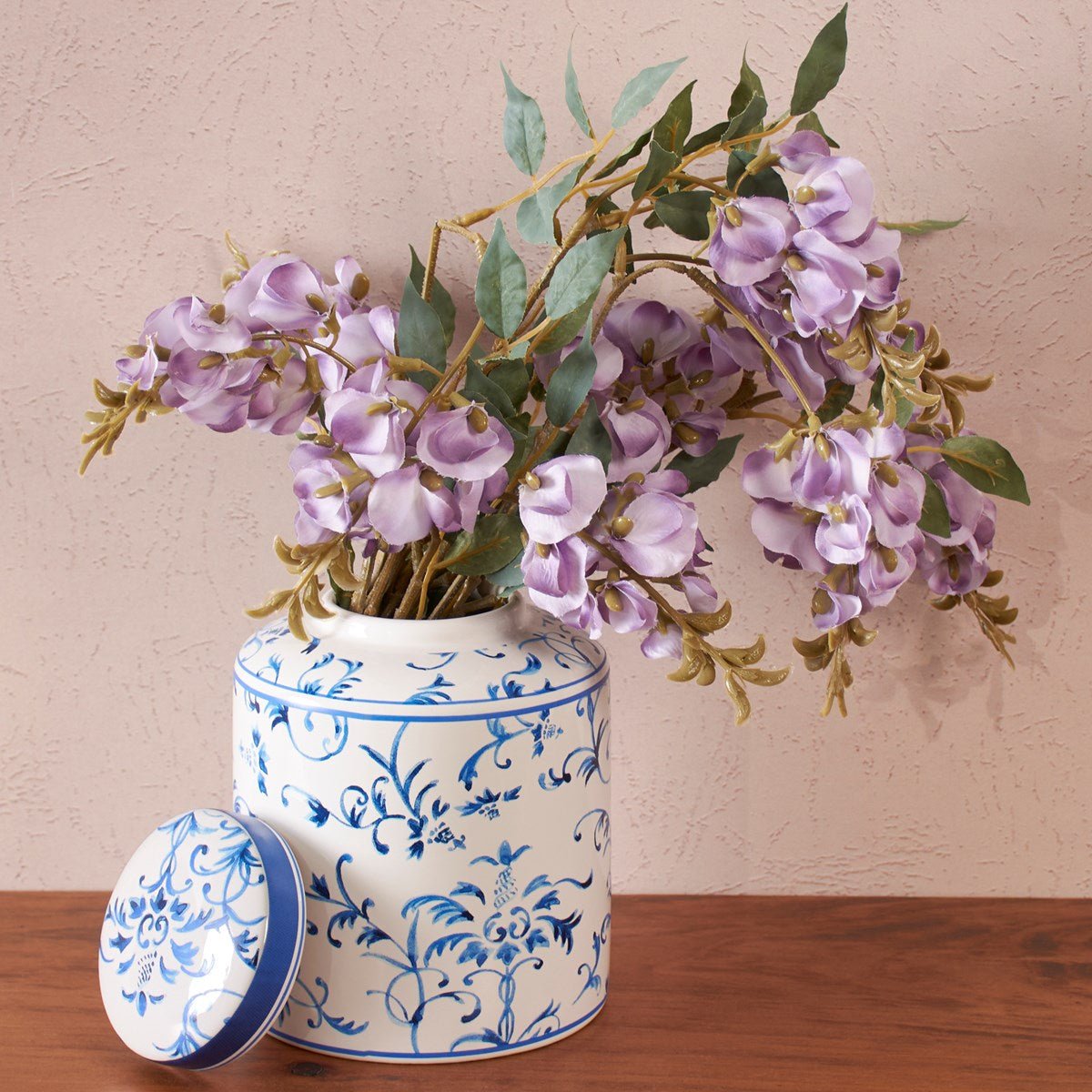 Indigo Ginger Jar - Ballyhoo Boutique and Gift