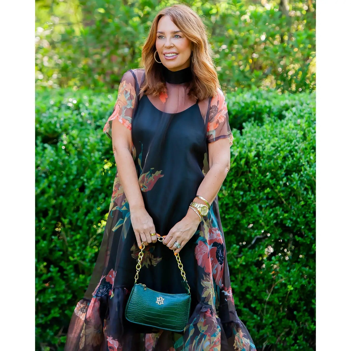 Joan Hunter Green Crossbody - Ballyhoo Boutique and Gift