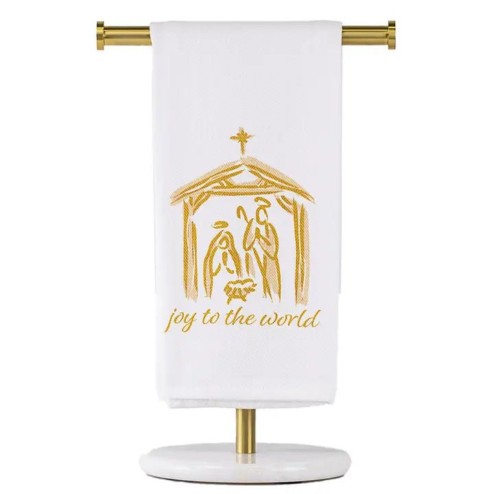 Joy to the World Hand Towel - Ballyhoo Boutique and Gift