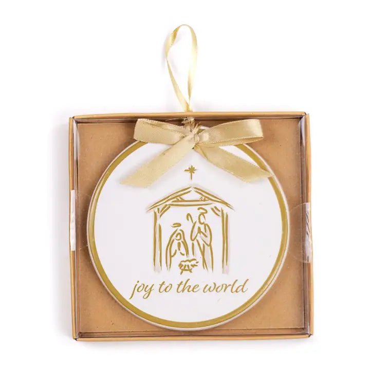 Joy to the World Ornament - Ballyhoo Boutique and Gift