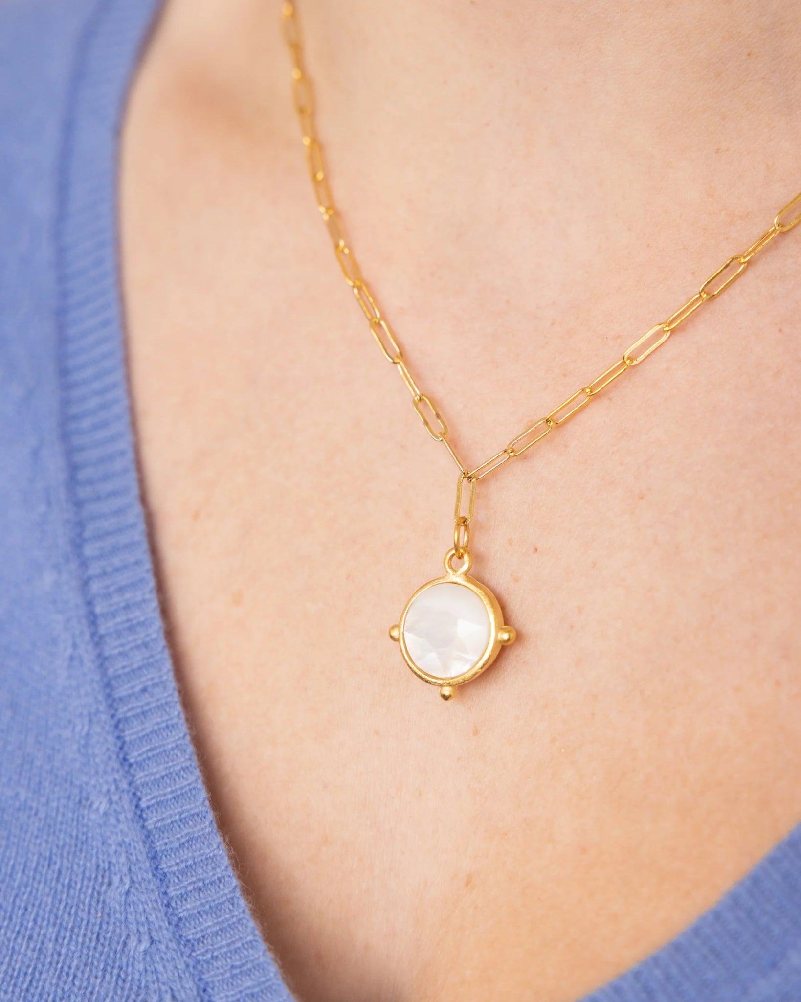 Kate Paperclip Necklace - Ballyhoo Boutique and Gift
