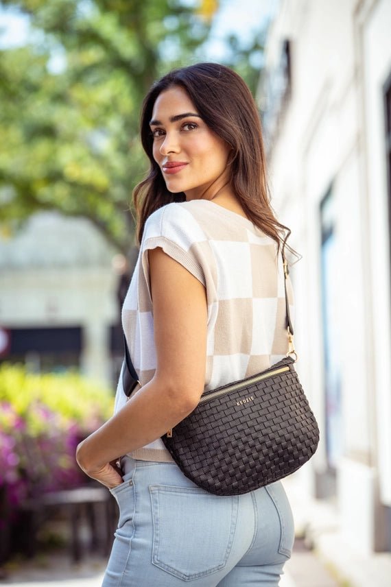 Kedzie Woven Crossbody - Ballyhoo Boutique and Gift