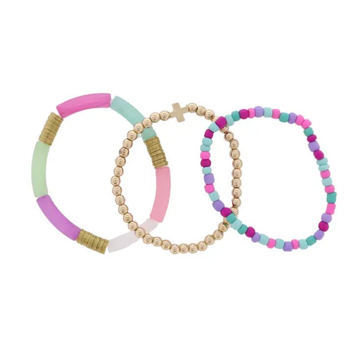 Kids Beaded Bracelet Sets - Ballyhoo Boutique and Gift