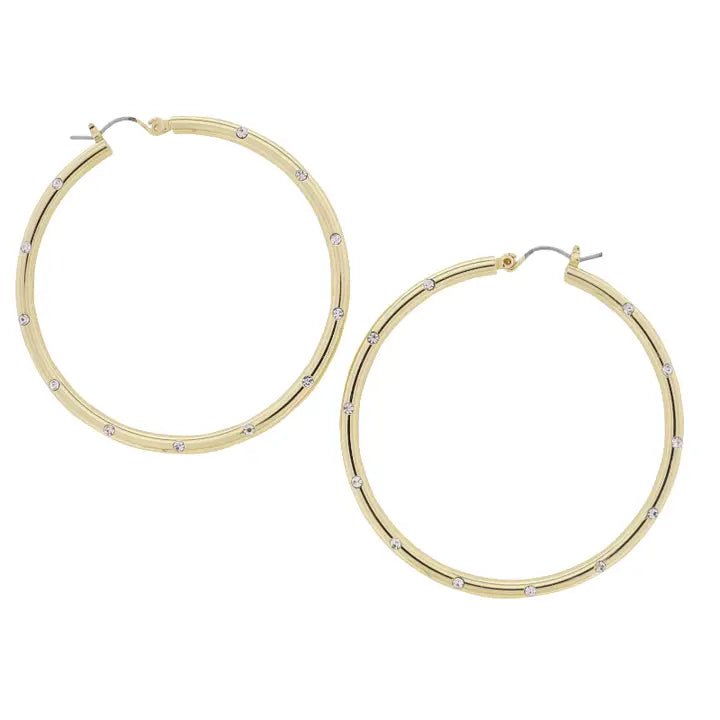 Large Delicate Hoop Earring - Ballyhoo Boutique and Gift
