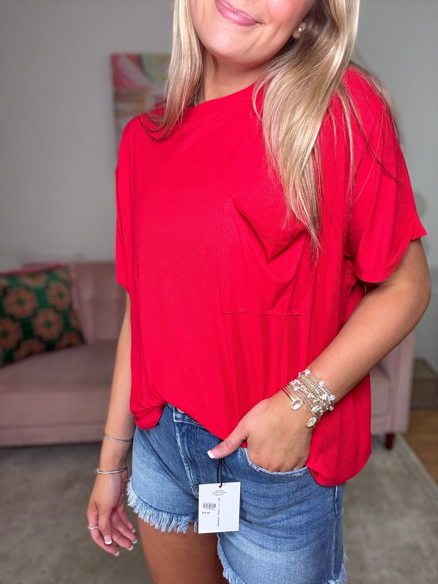 Lazy Sunday Top - Ballyhoo Boutique and Gift
