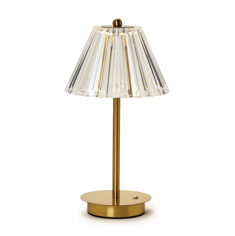 LED Acrylic Shade Table Lamp - Ballyhoo Boutique and Gift