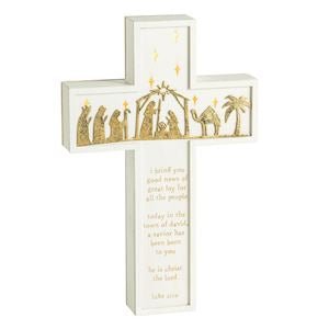 LED Nativity Cross - Ballyhoo Boutique and Gift