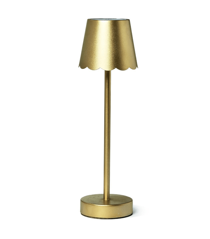 LED Scalloped Edge Table Lamp - Ballyhoo Boutique and Gift