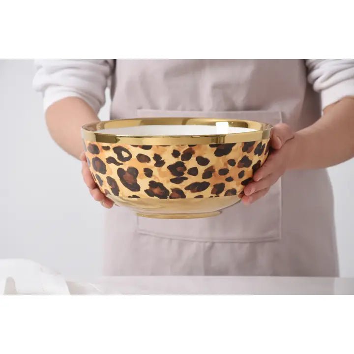 Leopard Medium Bowl - Ballyhoo Boutique and Gift