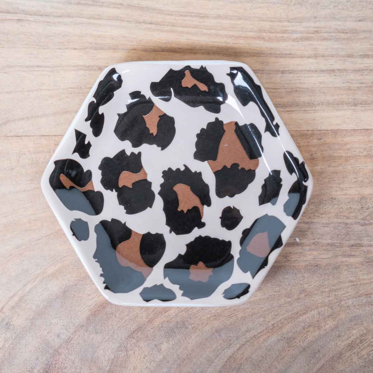 Leopard Trinket Dish - Ballyhoo Boutique and Gift