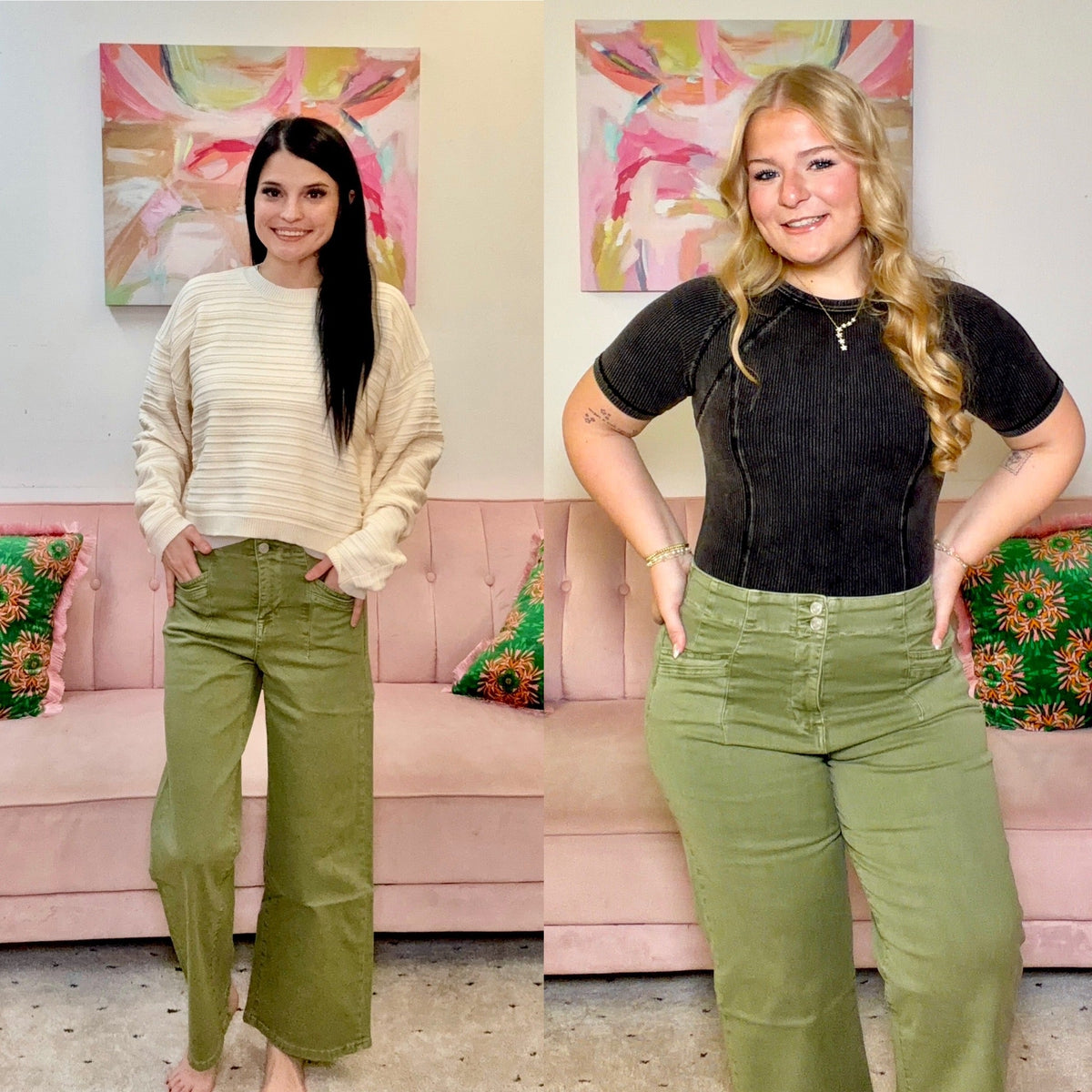Lizzie Sage High Rise Jeans - Ballyhoo Boutique and Gift