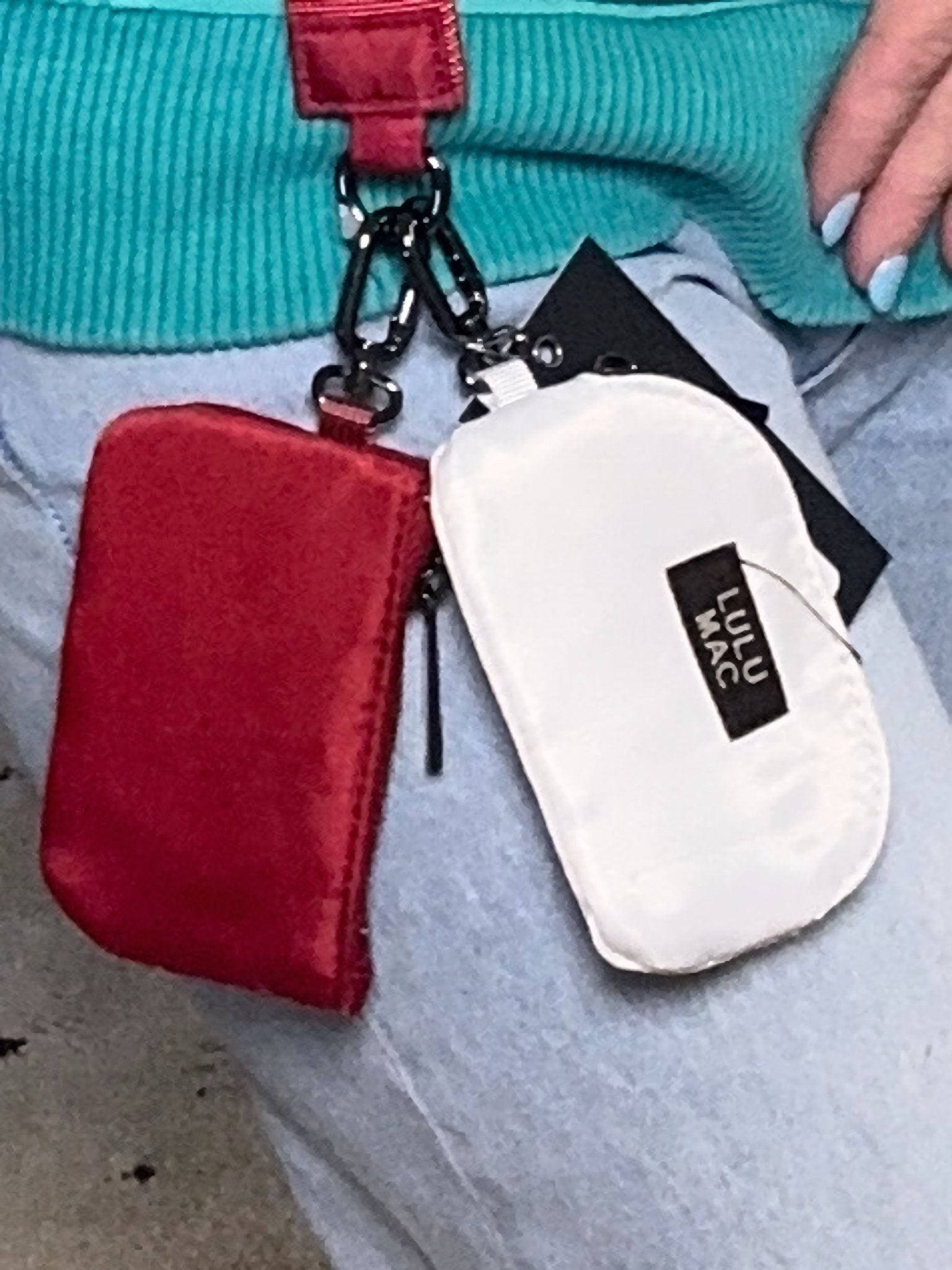 Lulu Mac Double Pouch Wristlet - Ballyhoo Boutique and Gift