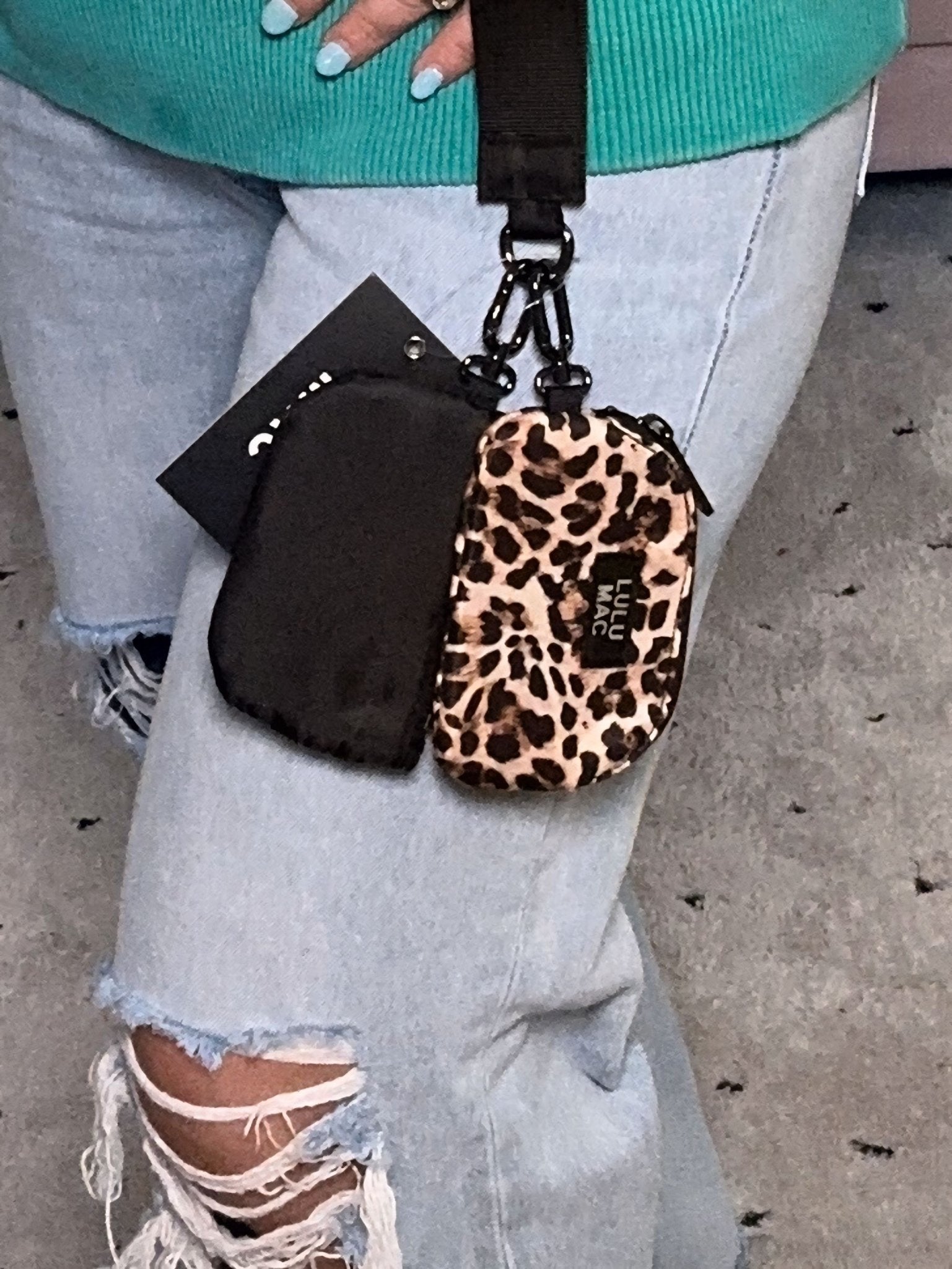 Lulu Mac Double Pouch Wristlet - Ballyhoo Boutique and Gift