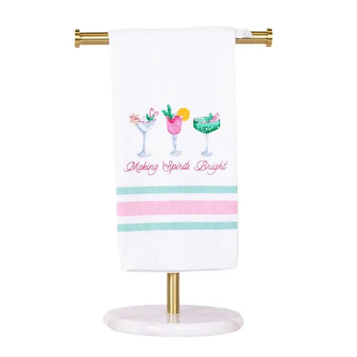 Making Spirits Bright Hand Towel - Ballyhoo Boutique and Gift