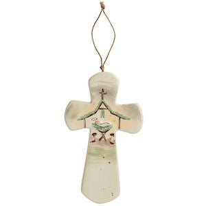 Manger Nativity Cross - Ballyhoo Boutique and Gift