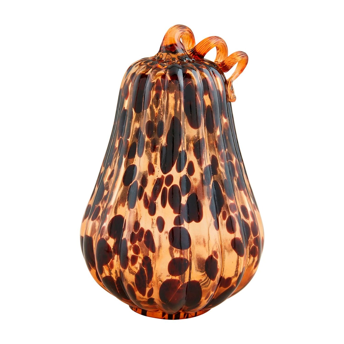 Med Tortoise Glass Pumpkin - Ballyhoo Boutique and Gift