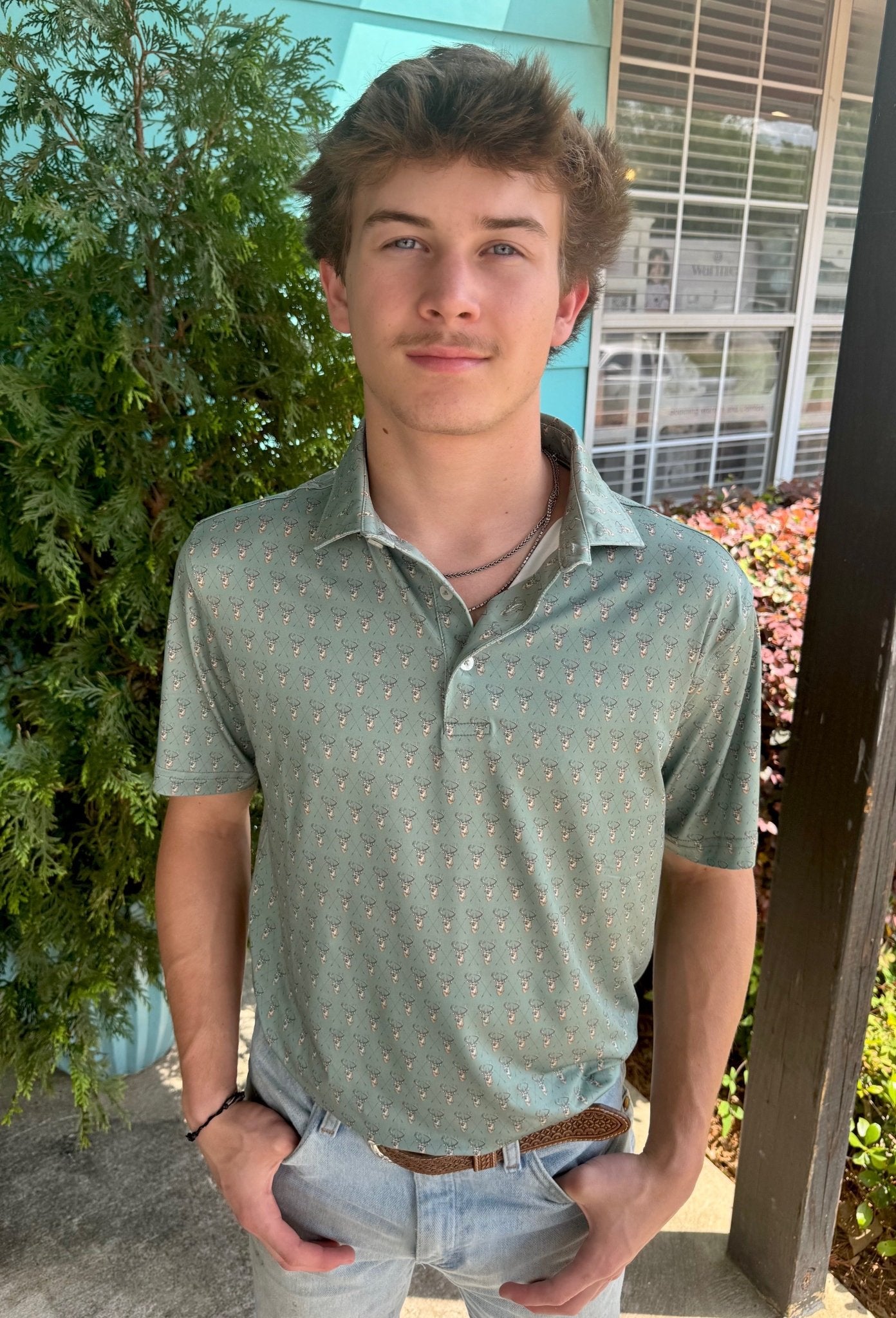 Men's Bow Hunting Polo - Ballyhoo Boutique and Gift