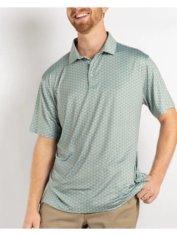Men's On the Fly Polo - Ballyhoo Boutique and Gift