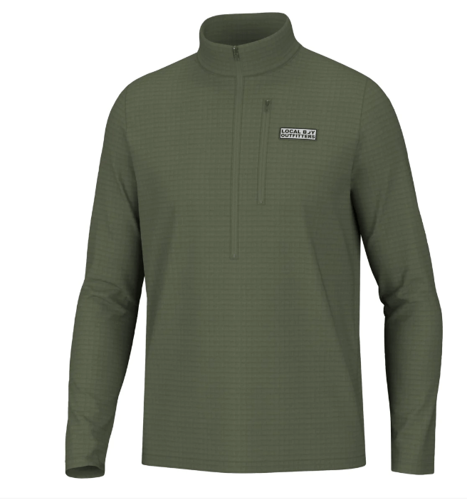 Men's Waffle Half Zip - Ballyhoo Boutique and Gift