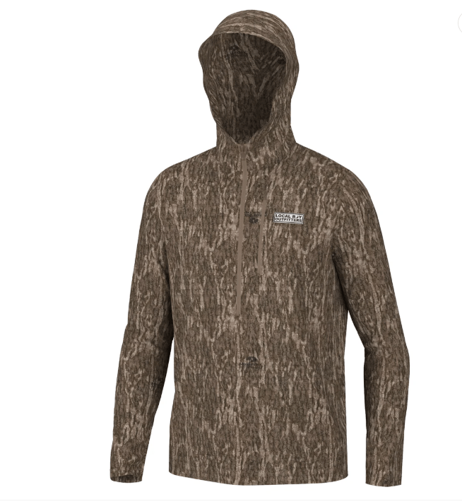 Men's Waffle Half Zip Hoodie - Ballyhoo Boutique and Gift