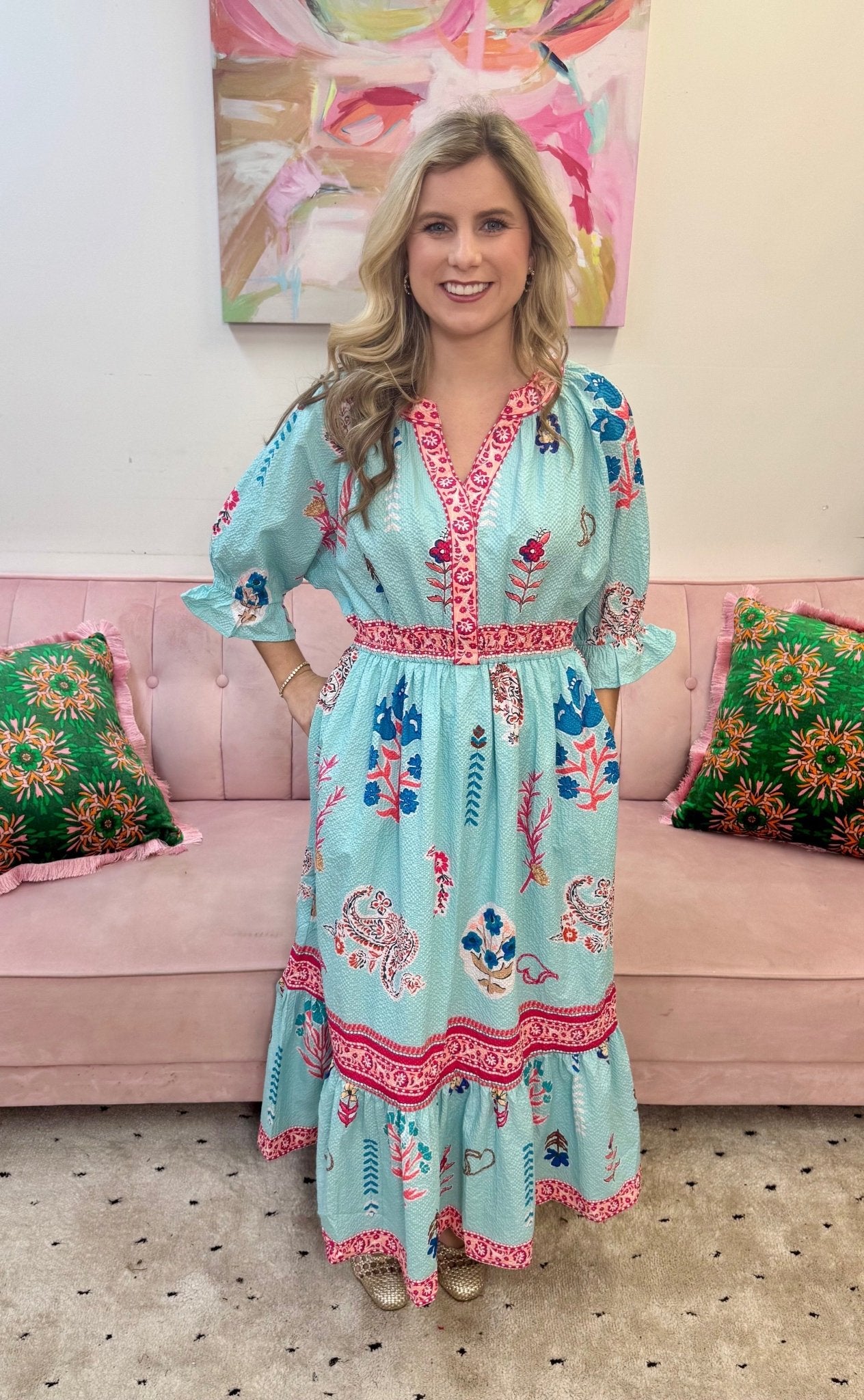 Mint Julep Dress - Ballyhoo Boutique and Gift