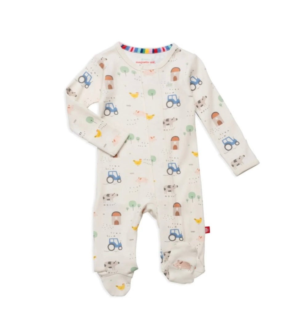 MM Pasture Bedtime Footie - Ballyhoo Boutique and Gift