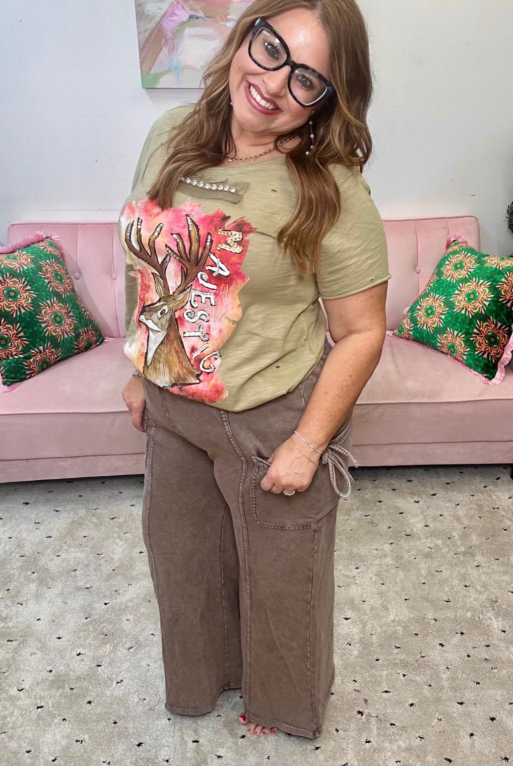 Mocha Latte Pants - Ballyhoo Boutique and Gift