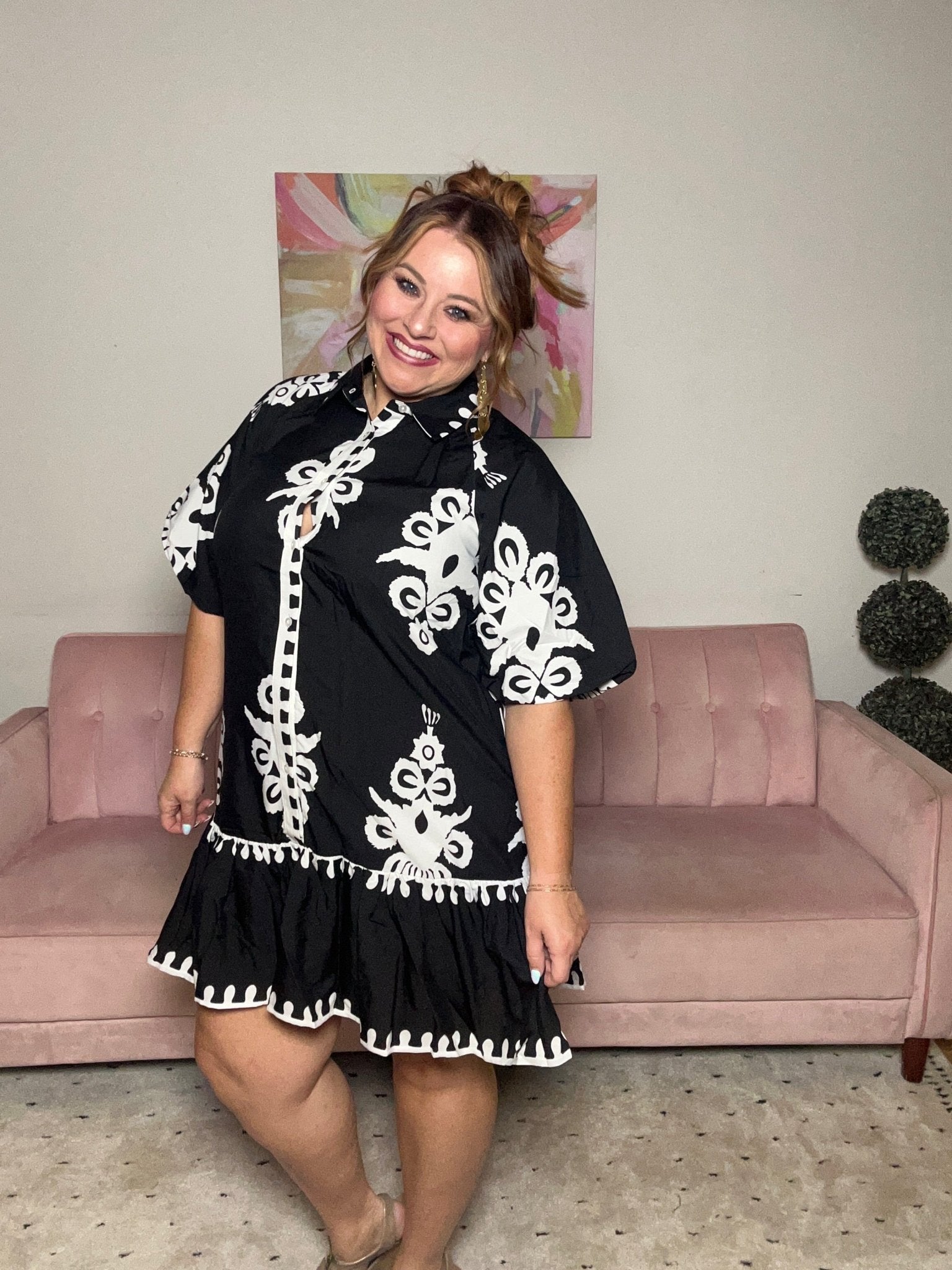 Modern Bliss Dress - Ballyhoo Boutique and Gift