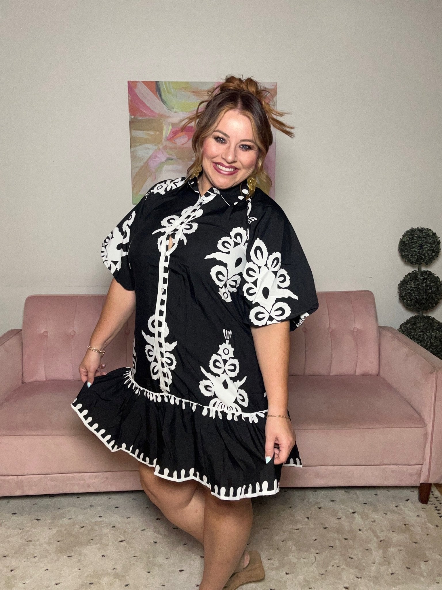 Modern Bliss Dress - Ballyhoo Boutique and Gift