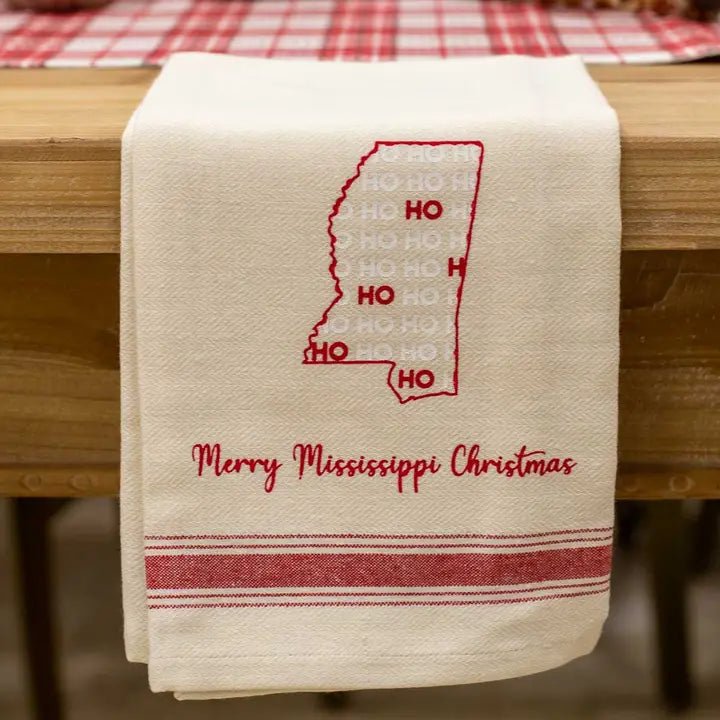MS Christmas Hand Towel - Ballyhoo Boutique and Gift