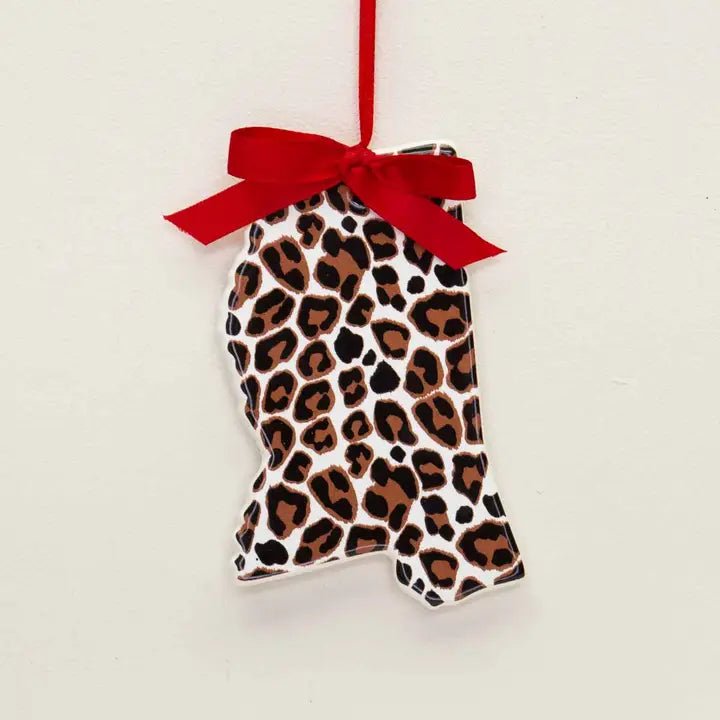 MS Leopard Ornament - Ballyhoo Boutique and Gift