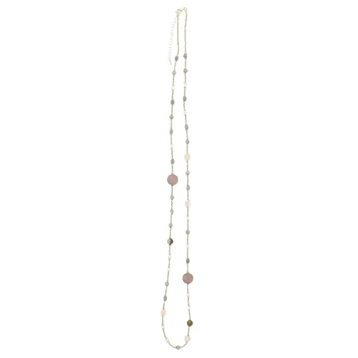 Natural Faceted Seed Necklace - Ballyhoo Boutique and Gift