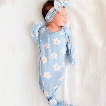 Newborn Knotted Gowns - Ballyhoo Boutique and Gift
