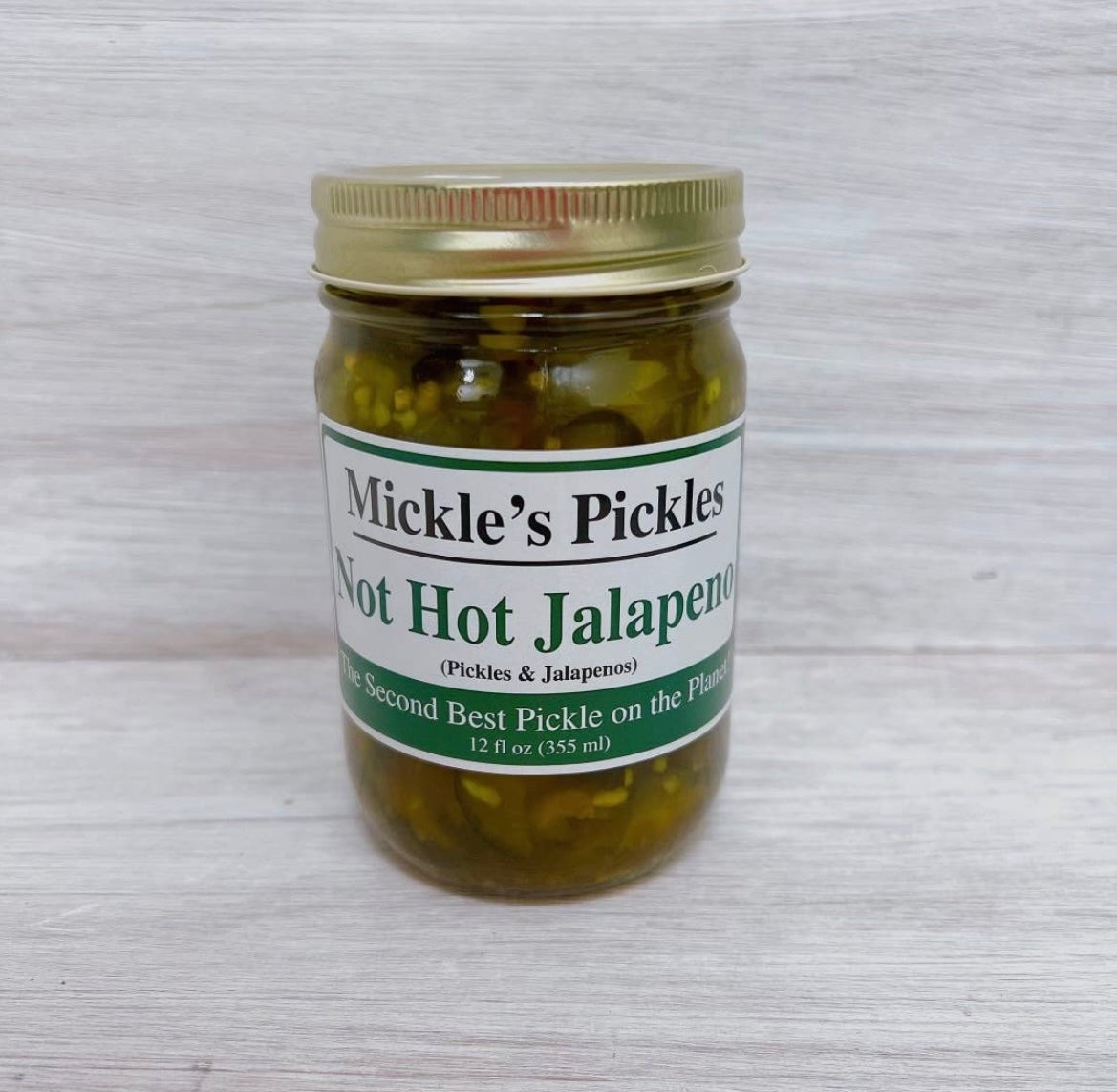 Not Hot Jalapeno 12oz Pickles - Ballyhoo Boutique and Gift