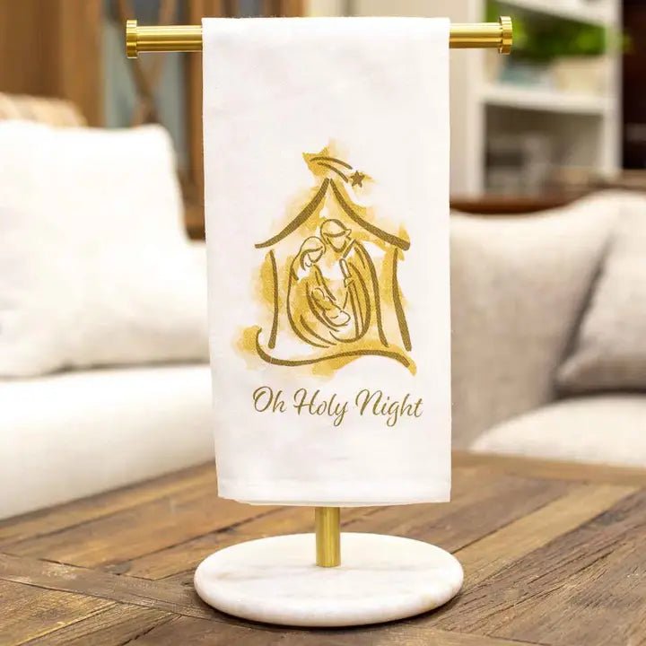 O Holy Night Hand Towel - Ballyhoo Boutique and Gift