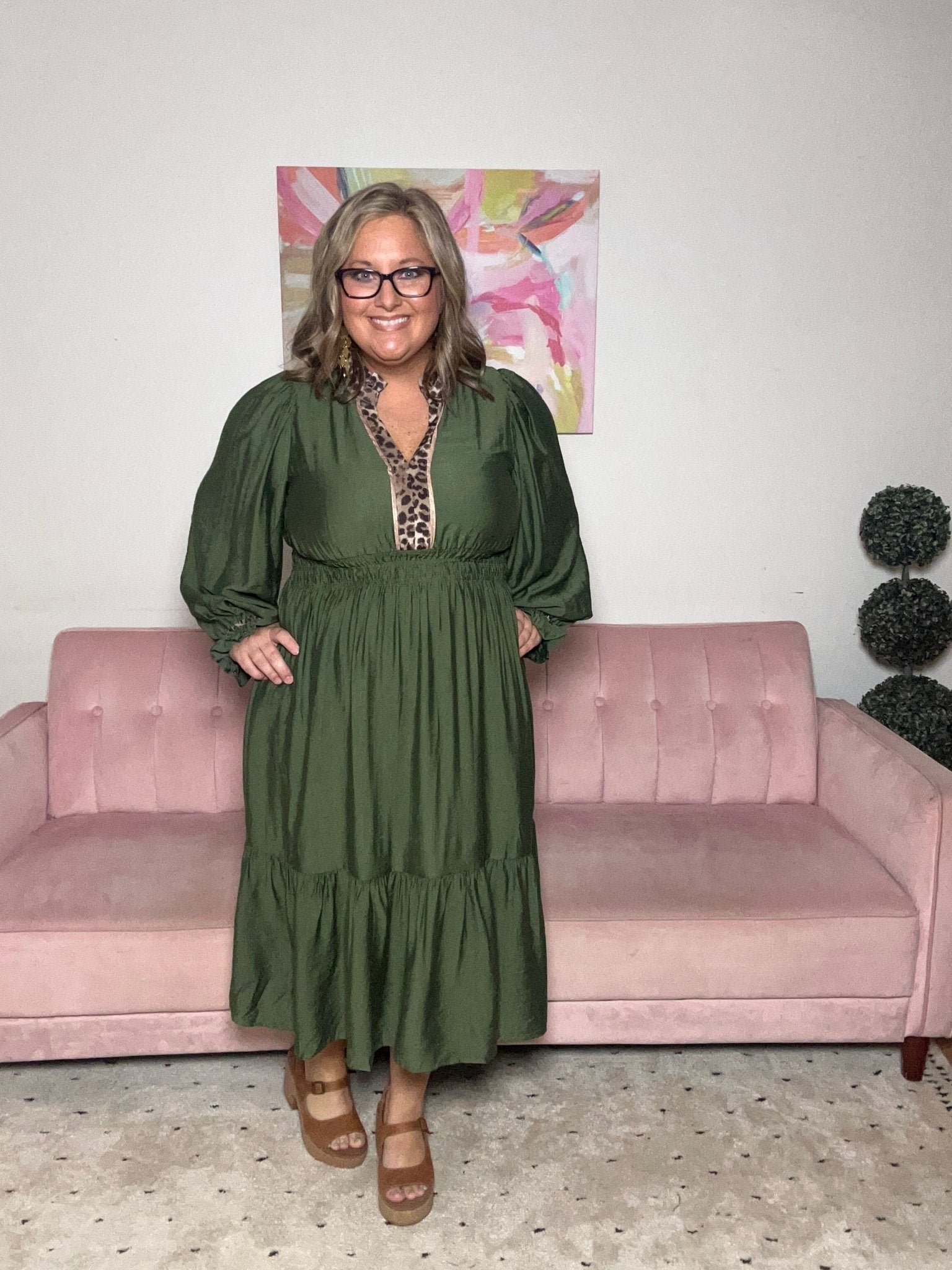 Olive You Dress - Ballyhoo Boutique and Gift