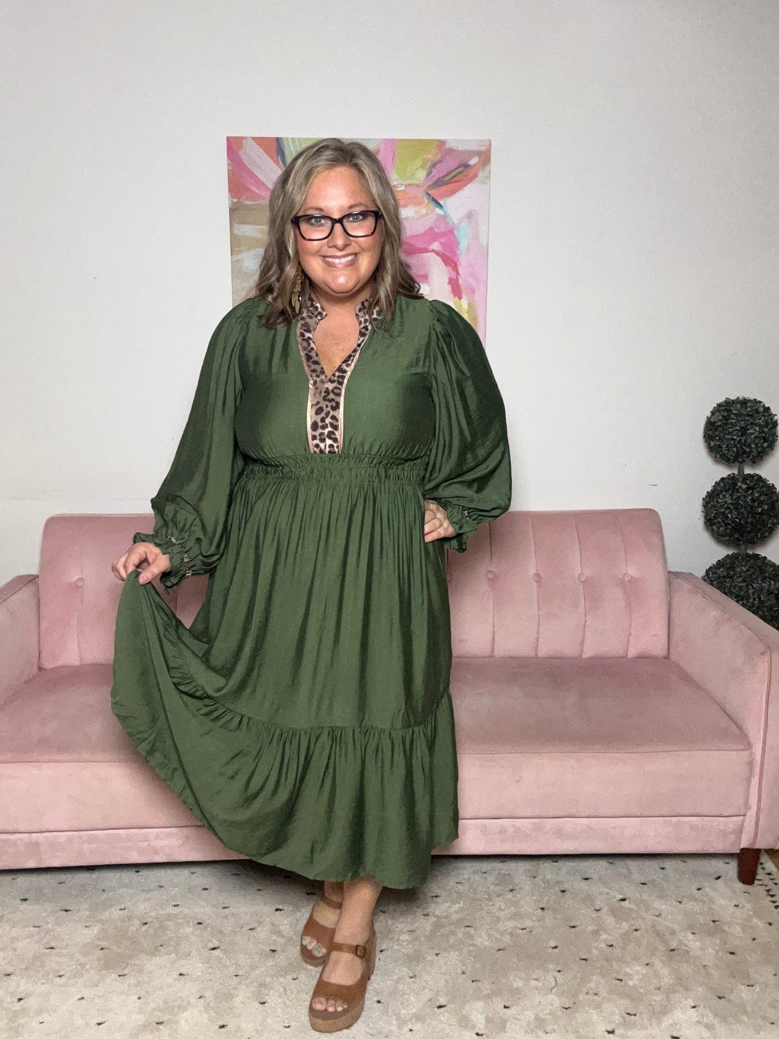 Olive You Dress - Ballyhoo Boutique and Gift