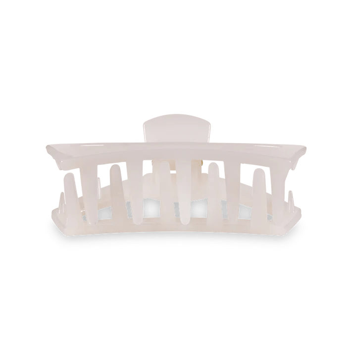 Open White Medium Clip - Ballyhoo Boutique and Gift