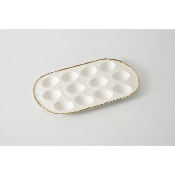 Oval Deviled Egg Tray - Ballyhoo Boutique and Gift