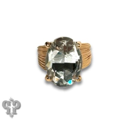 Oval Rhinestone RIng - Ballyhoo Boutique and Gift