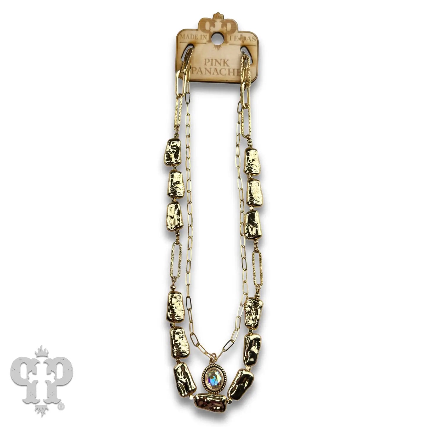 Paperclip Pendant Necklace - Ballyhoo Boutique and Gift