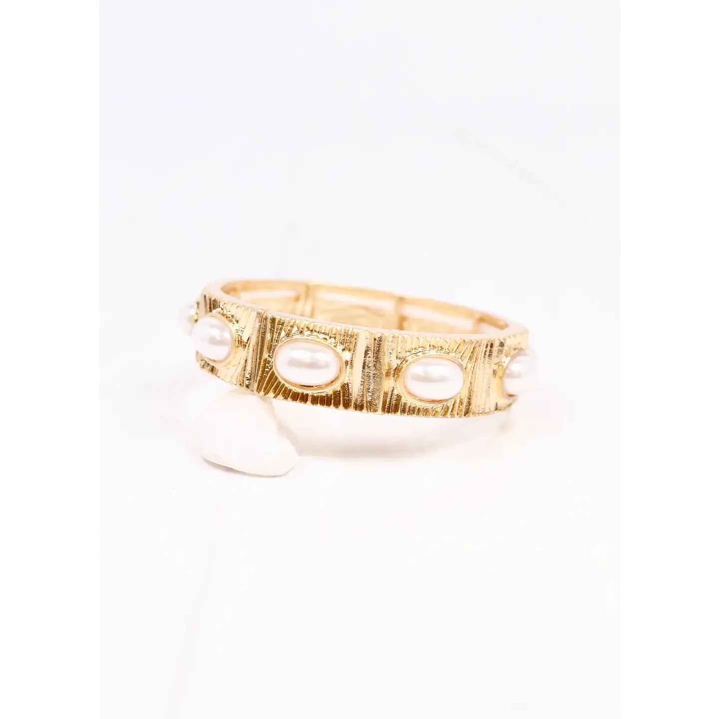 Pascal Pearl Stretch Bracelet - Ballyhoo Boutique and Gift