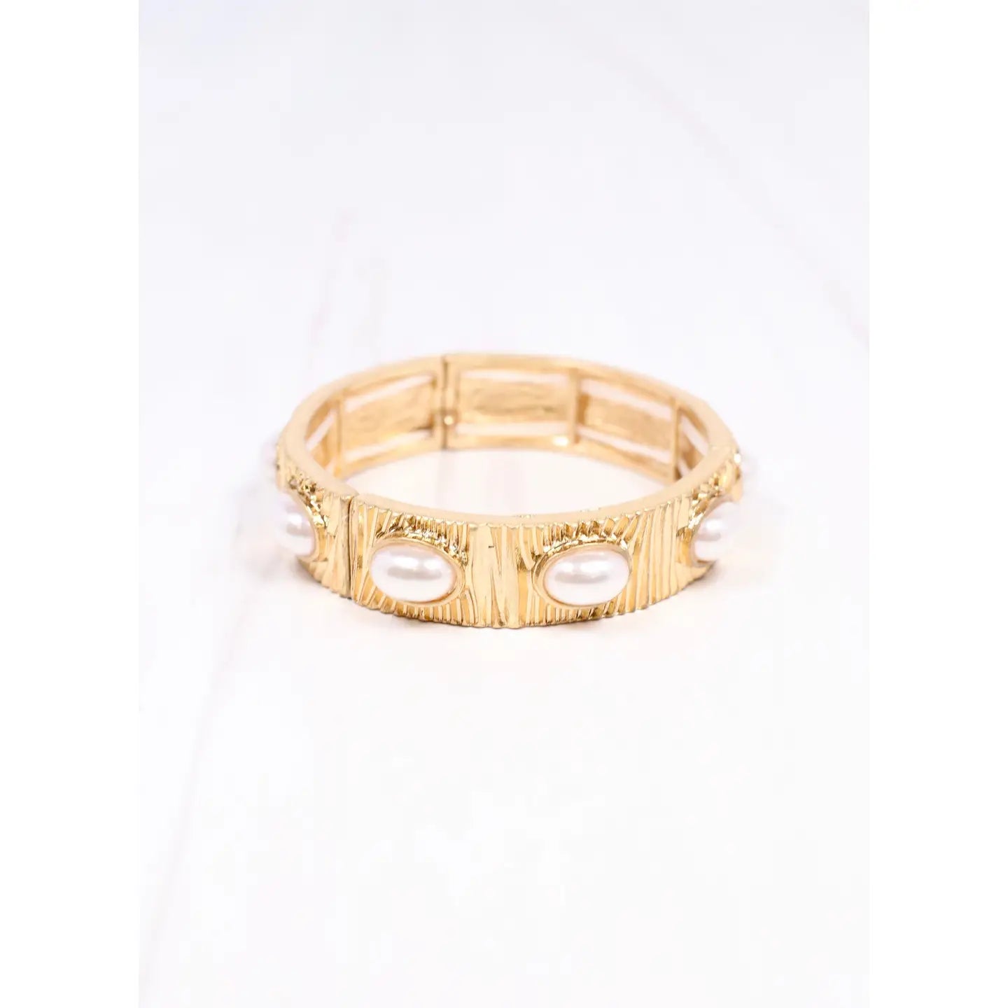 Pascal Pearl Stretch Bracelet - Ballyhoo Boutique and Gift