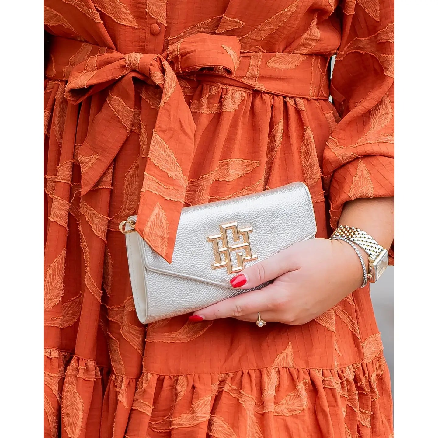 Pearl Carlington Clutch/Crossbody - Ballyhoo Boutique and Gift