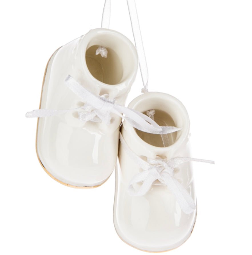 Personalizable Baby Booties Ornament Set - Ballyhoo Boutique and Gift