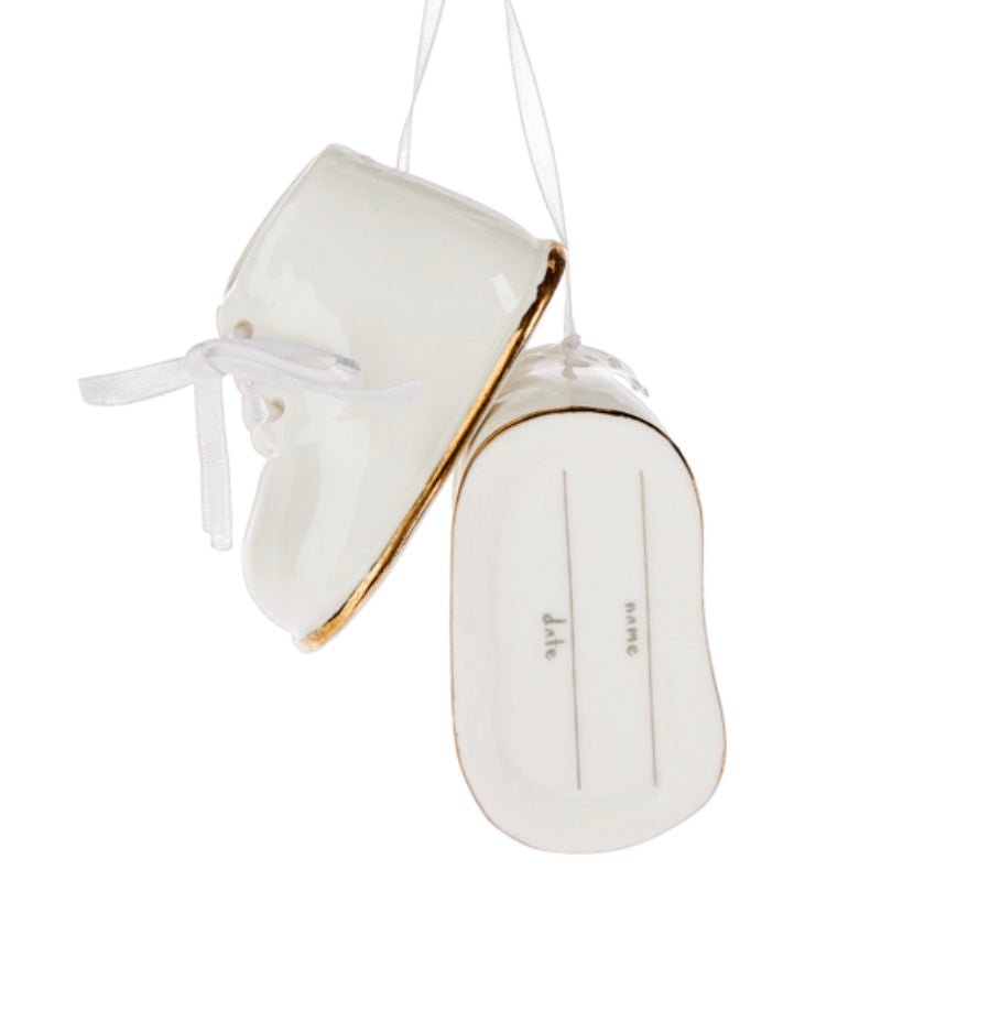 Personalizable Baby Booties Ornament Set - Ballyhoo Boutique and Gift