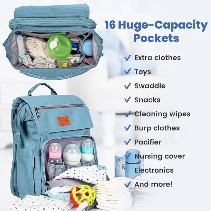 Pillani Baby Diaper Bag - Ballyhoo Boutique and Gift