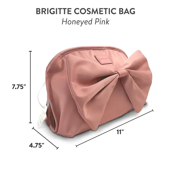 Pink Brigitte Cosmetic Pouch - Ballyhoo Boutique and Gift