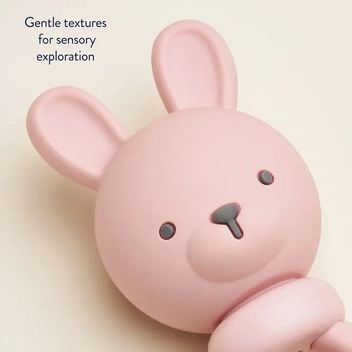 Pink Bunny Sweetie Rattle - Ballyhoo Boutique and Gift